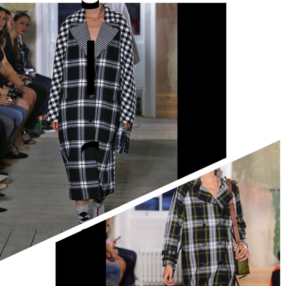 🖤Plaid double face wool reversible 2-in-1 coat FIRM📍EXTRA PICS📍 - Picture 2 of 16